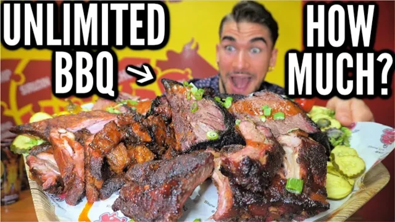 Ultimate ALL YOU CAN EAT BBQ in LAS VEGAS | Endless BBQ | You Won't Believe The Price...