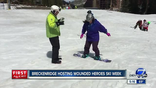 Breckenridge hosts Wounded Heroes program on the mountain all this week