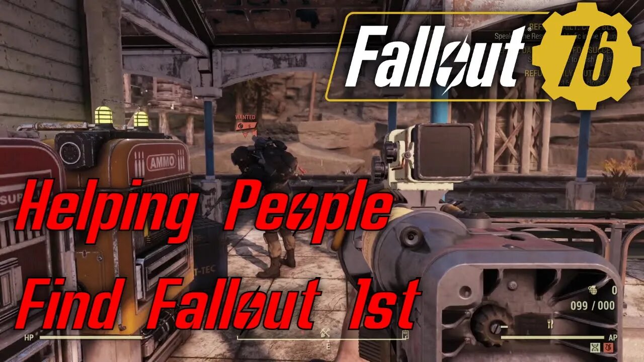 Helping People Is Our Mission Spreading The Word Of Fallout 1st In Fallout 76