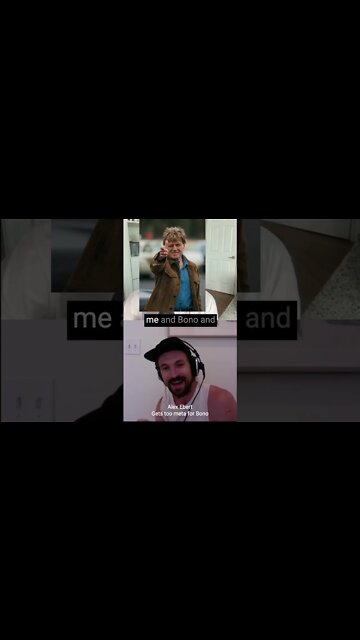 Alex Ebert gets too meta for Bono