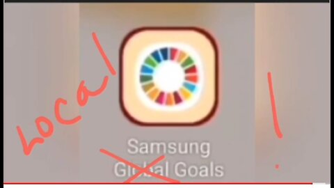 Global Goals on my phone.