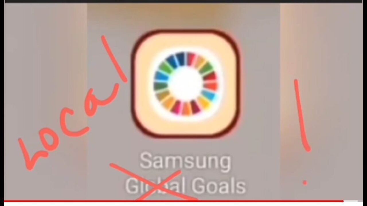 Global Goals on my phone.