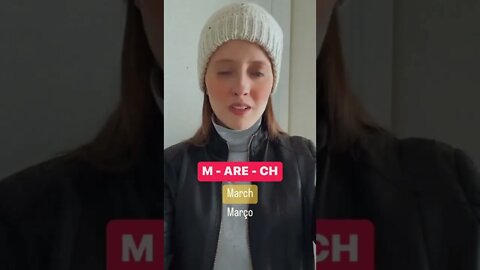 Como dizer "March" em inglês?