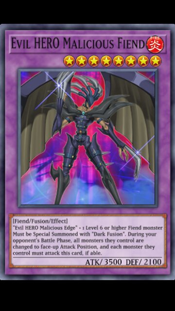 Yu-Gi-Oh! Evil HERO Malicious Fiend