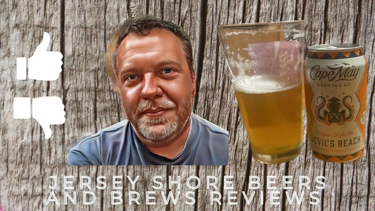 Beer Review of Capemay Brewing Devils Reach Belgian Style