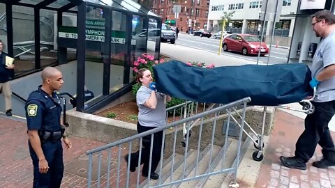 Transit Police investigating a death at the symphony train station