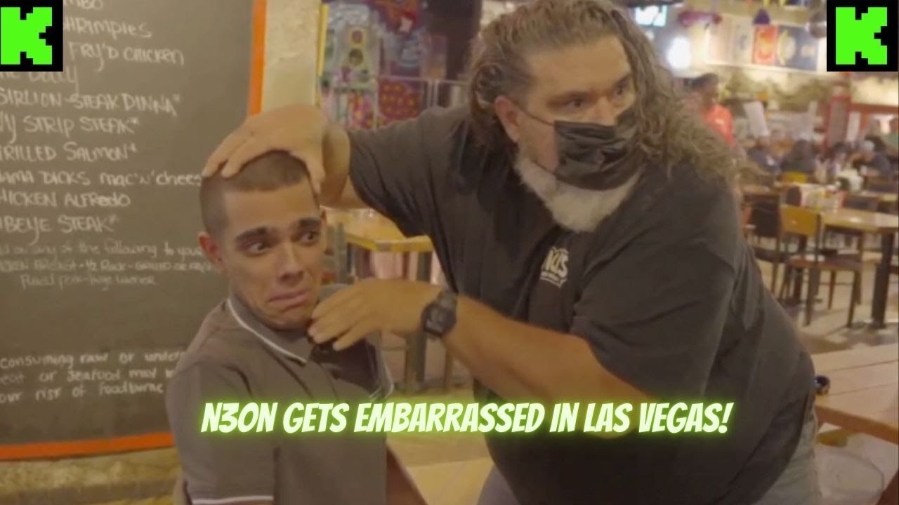 N3ON GETS EMBARRASSED IN LAS VEGAS RESTAURANT