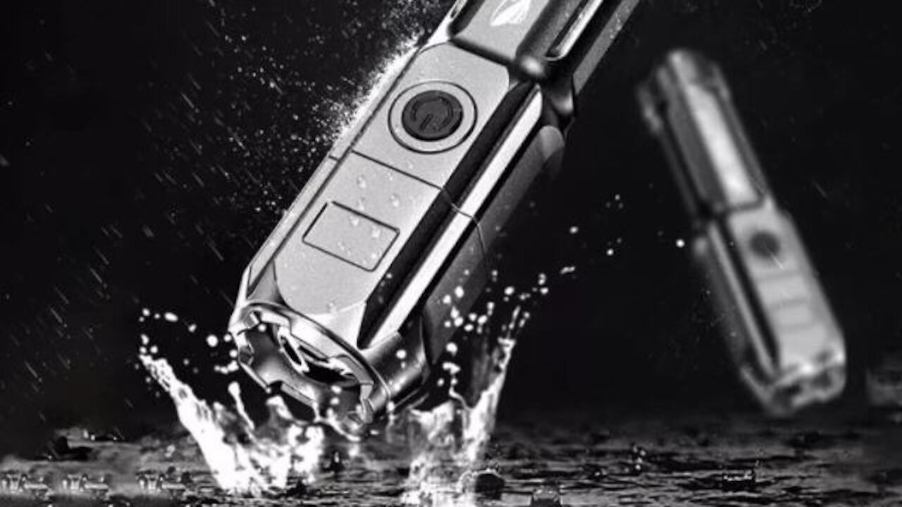 USB Rechargeable Tactical Flashlight Strong Light Zoom