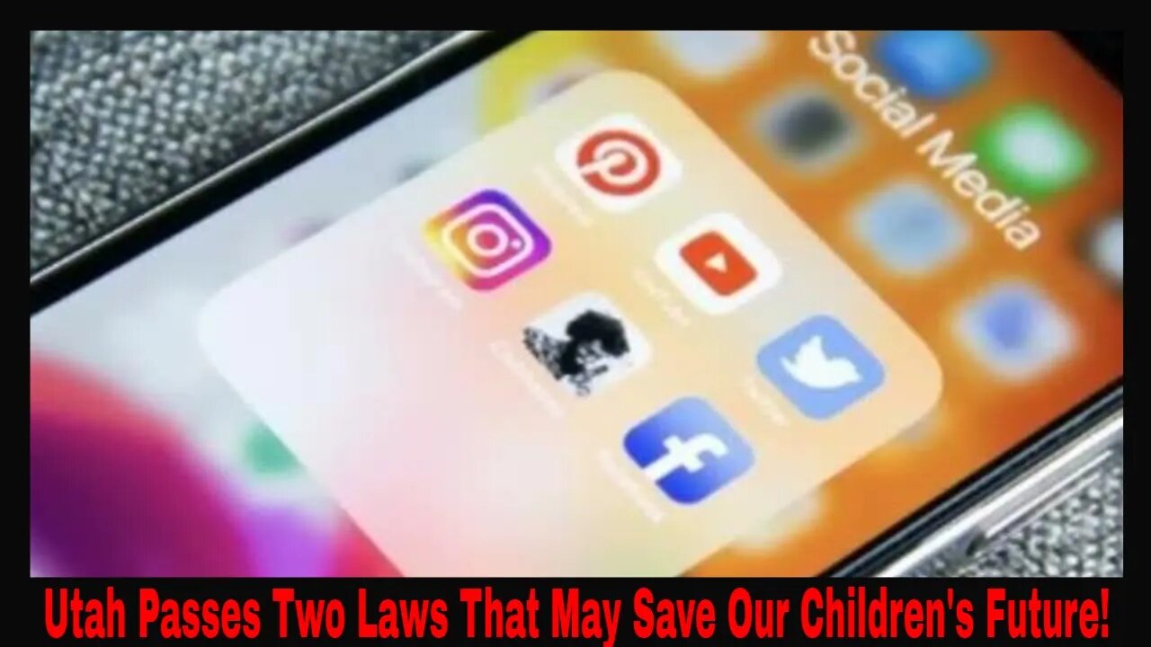 Utah Passes Two Laws That May Save Our Children's Future!