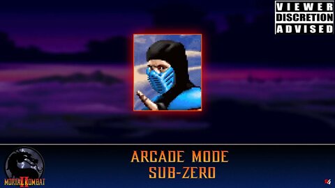 Mortal Kombat 2: Arcade Mode - Sub-Zero