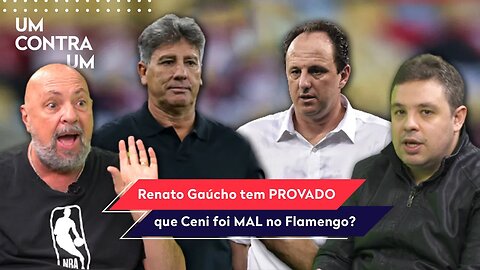 "Você vê o Renato Gaúcho, e A REAL é que o Rogério Ceni no Flamengo..." Veja DEBATE!