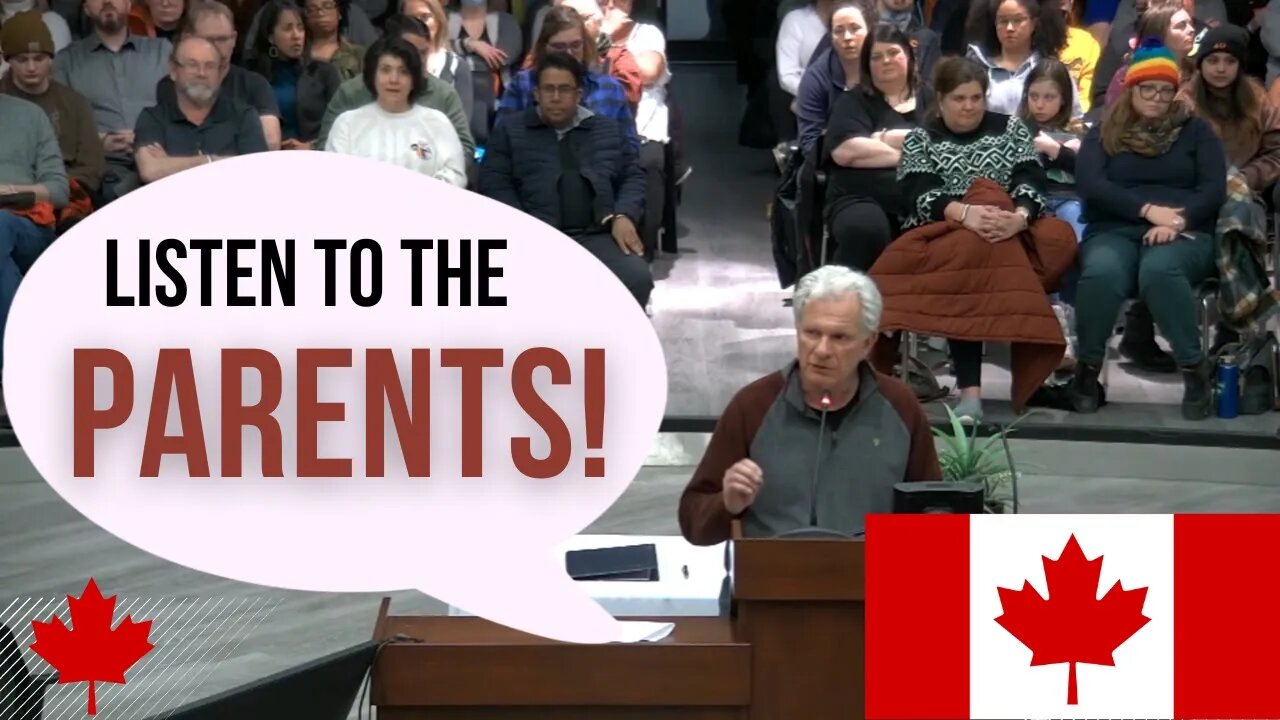 Dad to SCHOOL BOARD: Listen to Us PARENTS in Your POLICIES!