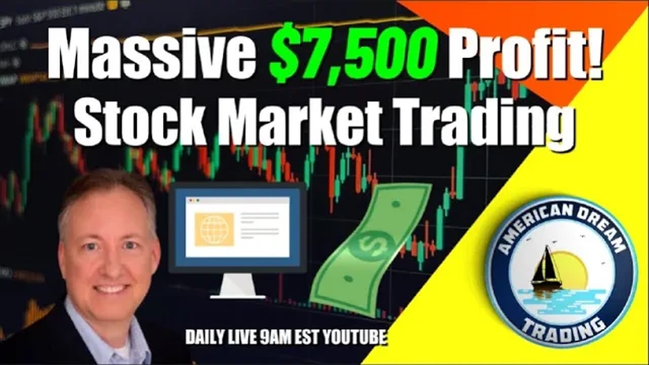 Massive $7,500 Profit - VIP Member Stock Market Trading Success