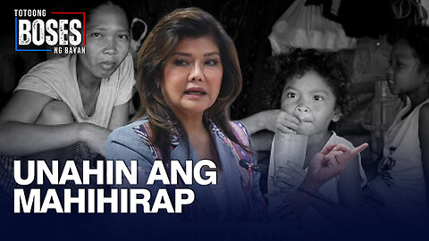 Kung gusto nilang tumulong sa atin, bakit hindi nila unahin ang mahihirap —Sen. Imee Marcos