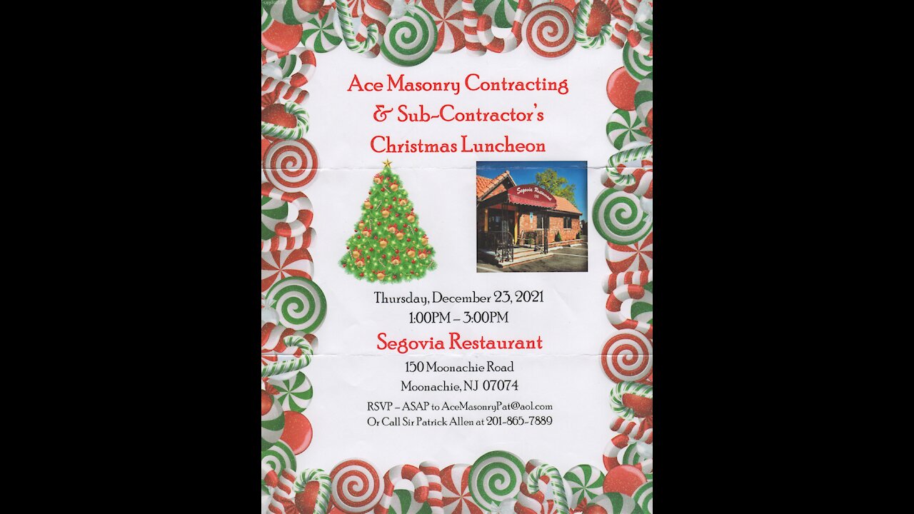 Ace Masonry Chirstmas Party