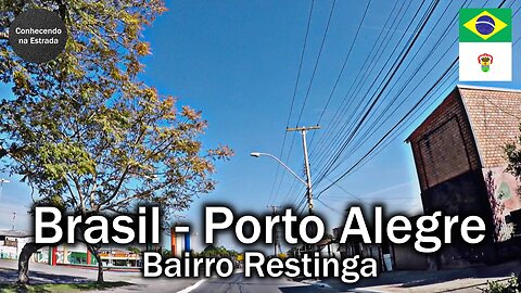 🚗 🌞 Dirigindo por Porto Alegre, bairro Restinga.