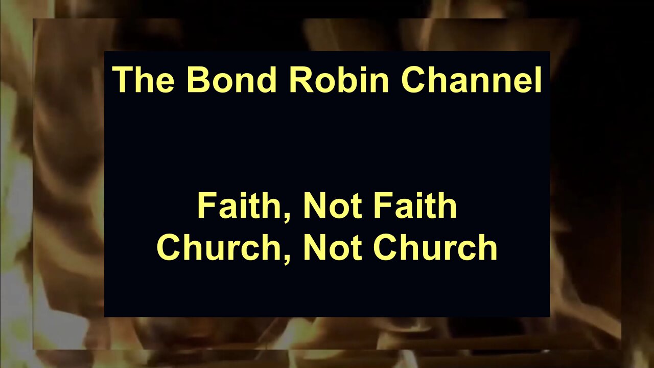 Faith, Not Faith: Church, Not Church