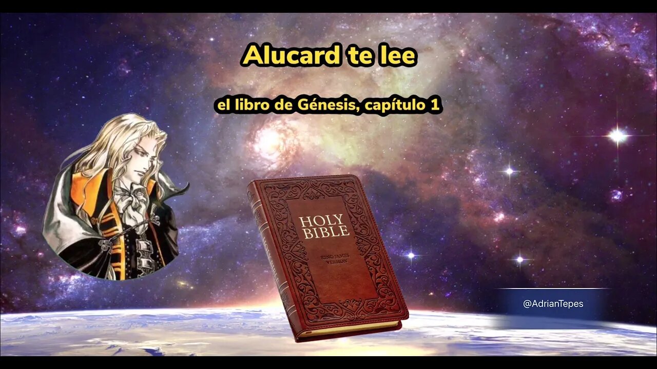 Alucard te lee. Génesis capítulo 1. #adriantepes #castlevanianocturne #alucardcastlevania