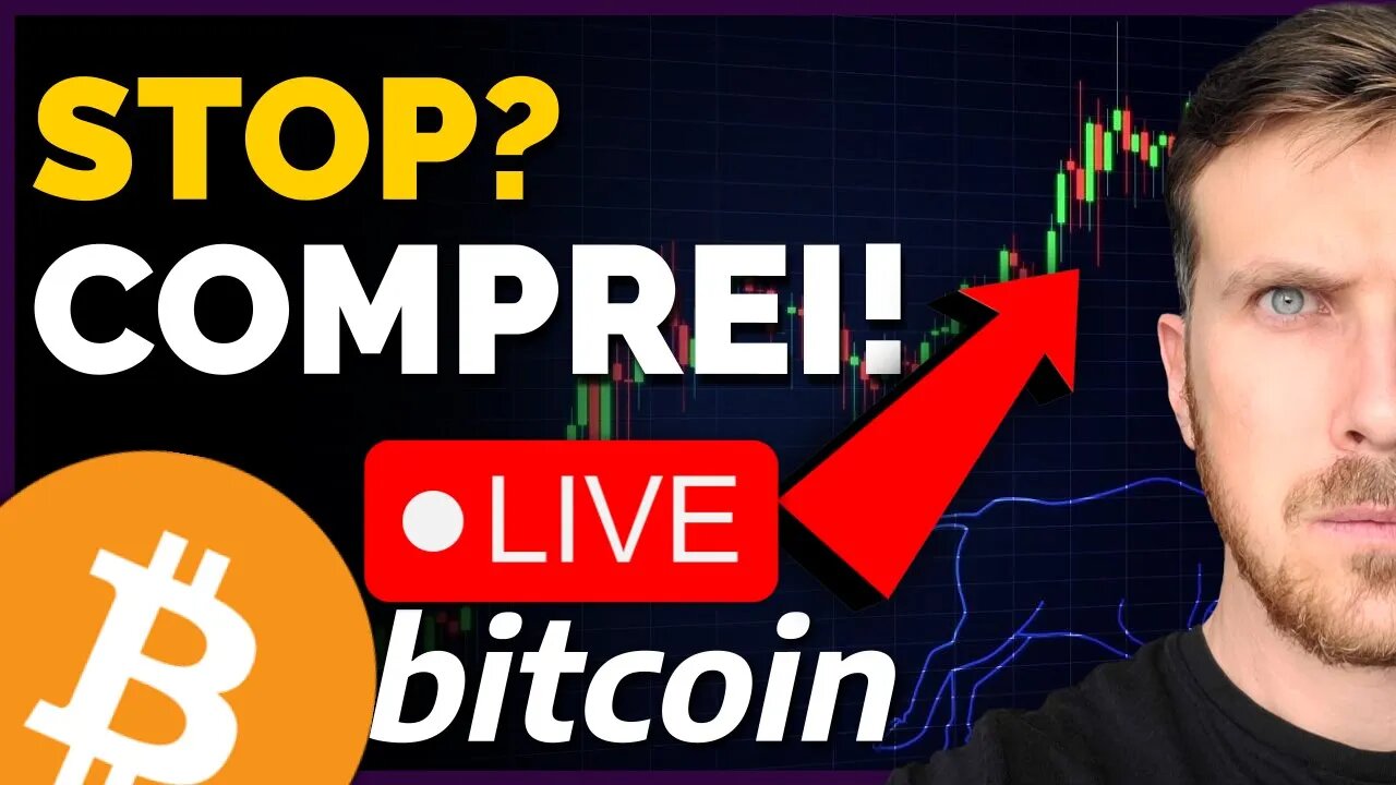 🚨 BITCOIN: STOP!? COMPREI DE VOCÊ!