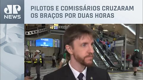 Presidente do Sindicato Nacional dos Aeronautas diz que greve foi bem sucedida