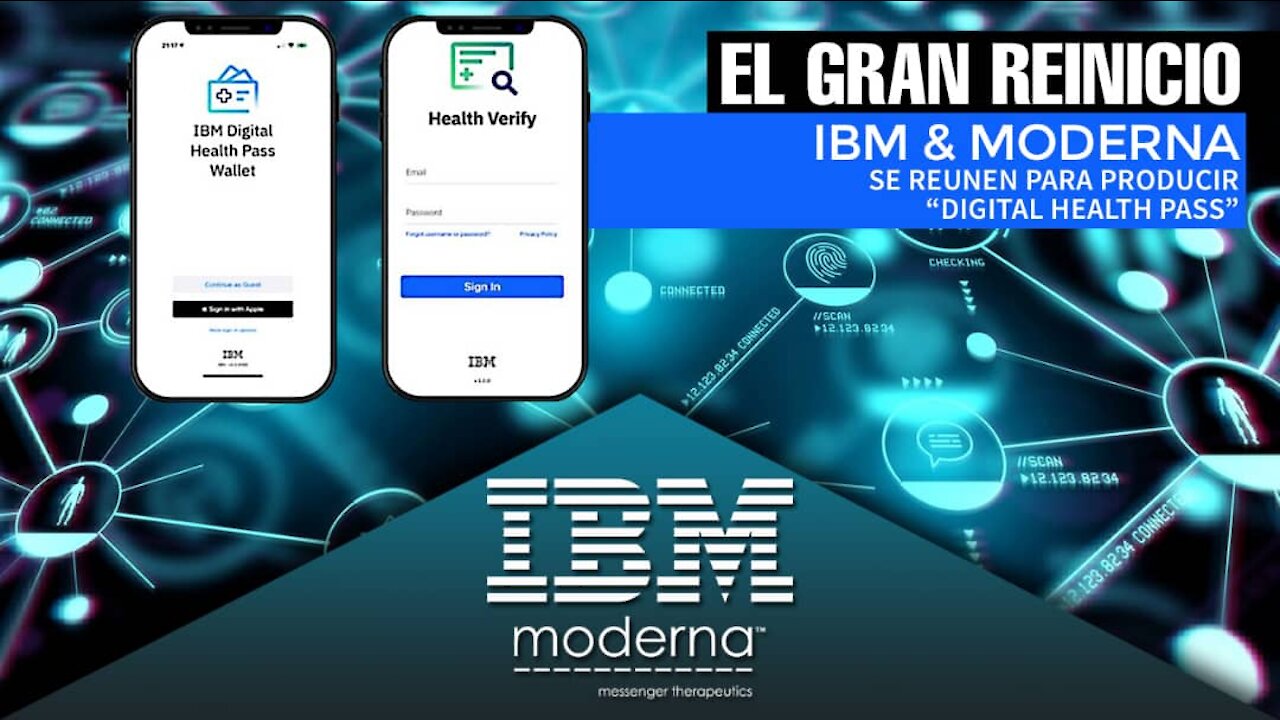 IBM y Moderna se unen para producir 'Digital Health Pass'