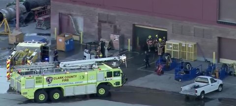 Fire crews respond to McCarran