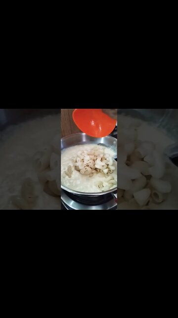 White Sauce Cheese Pasta #pasta #recipe #shorts #cheese #whitesaucepasta #alfredopasta