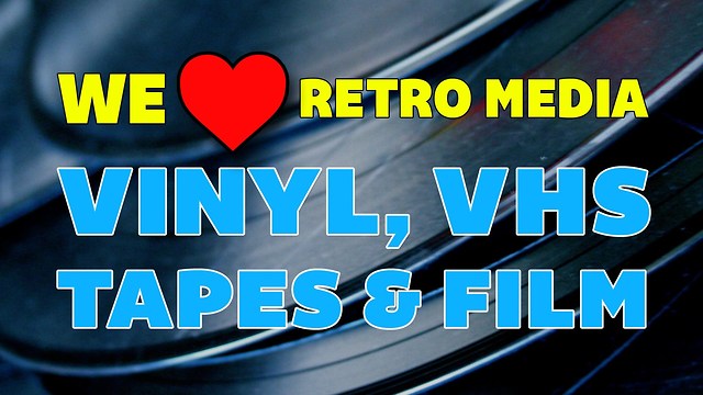 We ? Retro Media: Vinyl, VHS, Tapes & Film