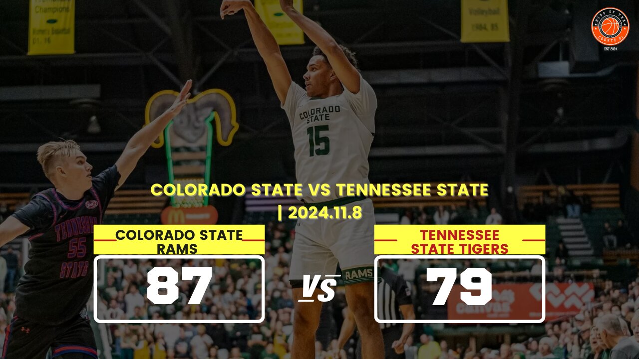 Colorado State vs Tennessee State | 2024.11.8 | NCAAB Game