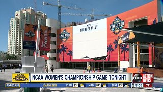 NCAA Women's championship game tonight