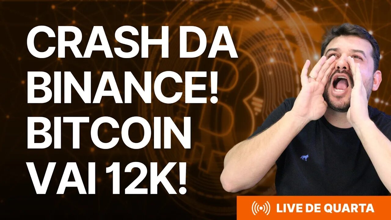 CRASH DA BINANCE! BITCOIN VAI A 12K? Análise do BTC ETH ALTCOINS DXY NASDAQ SPX