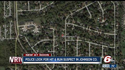 Woman hospitalized after hit-and-run in Johnson County