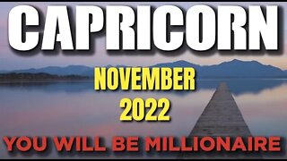 Capricorn ♑️ 🤑💰YOU WILL BE A MILLIONAIRE🤑💰 Horoscope for Today NOVEMBER 2022 ♑️ Capricorn tarot ♑️