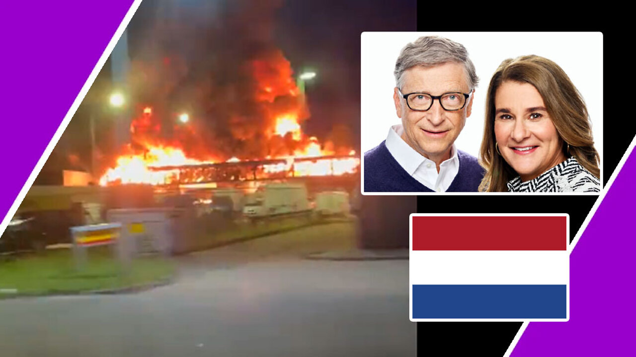 Netherlands 🇳🇱 Bill Gates Supermarket Up in Flames 🔥 / Hugo Talks