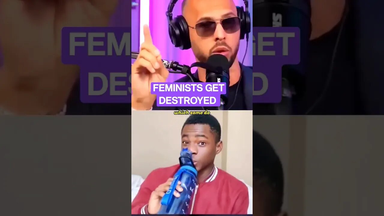 Andrew Tate DESTROYS FEMINISTS #shorts