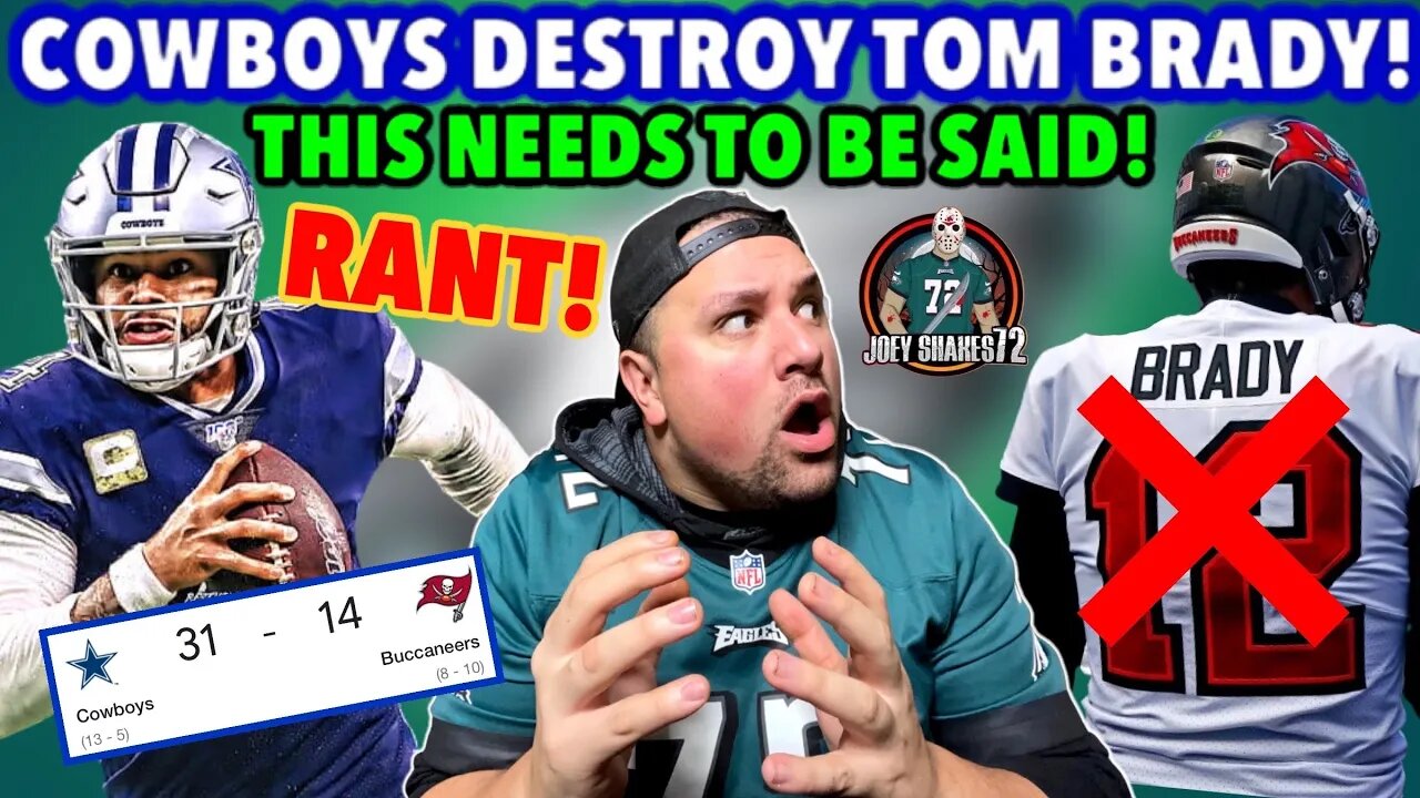 COWBOYS DESTROY TOM BRADY! THIS HAS TO BE SAID! IM NOT SURPRISED! HOW THIS AFFECTS THE EAGLES!?