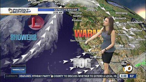 10News Pinpoint Weather with Meteorologist Megan Parry