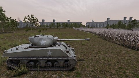 1 Full Auto Sherman Versus 100K Egyptian Spearman || Ultimate Epic Battle Simulator 2