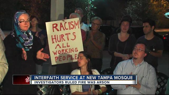 Interfaith service at New Tampa Mosque