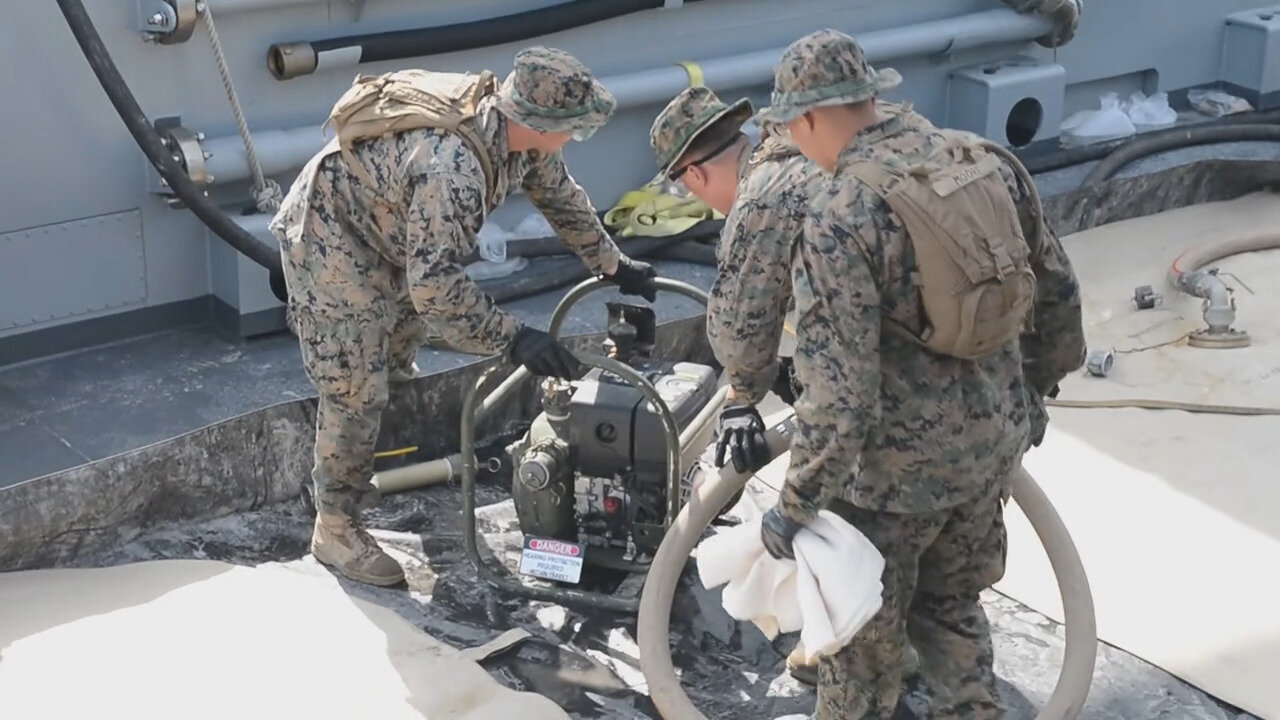 Bulk Fuel Over the Beach