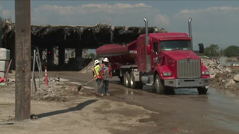 Eastbound I-70 fully closed from I-270 to Brighton Boulevard for weekend work