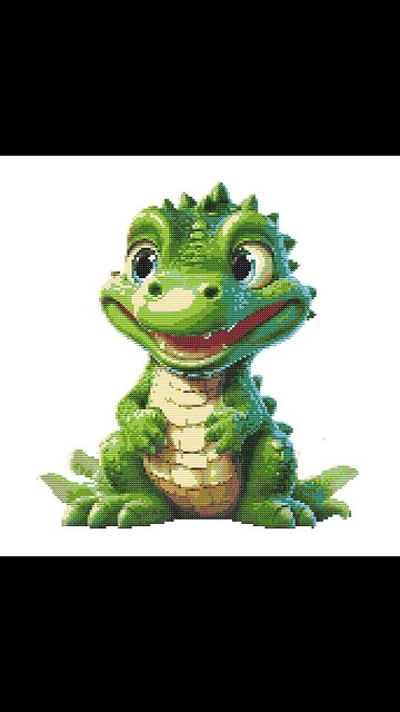 Happy Dino Cross Stitch Pattern by Welovit | welovit.net | #welovit