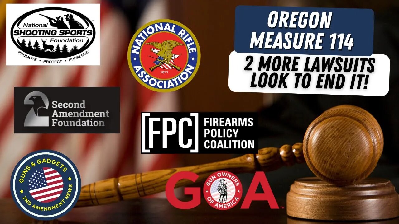 2 More Lawsuits Look To End Oregon Tyranny!!