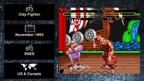 Console Fighting Games of 1993 - Clay Fighter