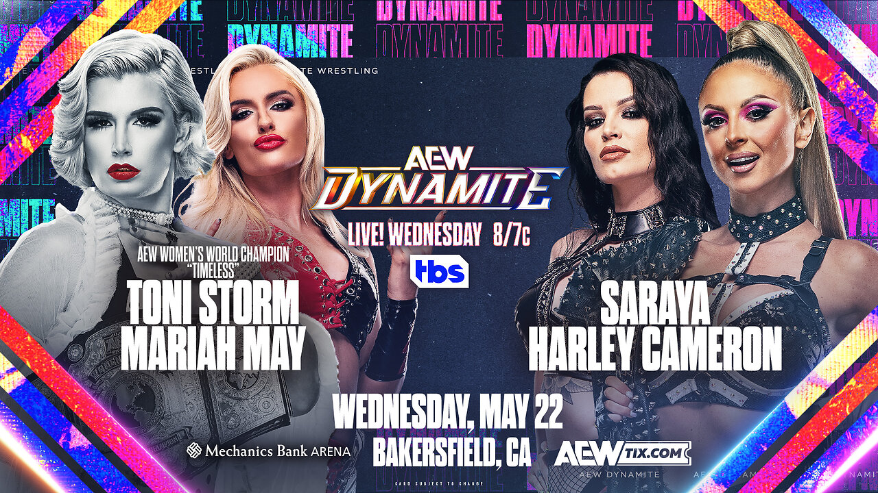 Mariah May & Toni Storm vs. Cameron & Saraya: Deeb Attacks! #shorts