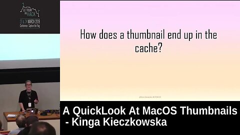 A QuickLook At MacOS Thumbnails Kinga Kieczkowska