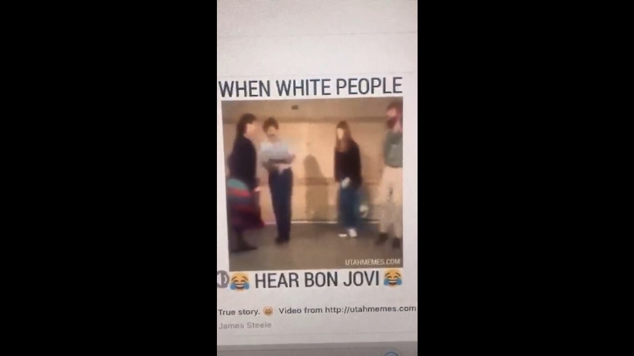 When white people hear Bon Jovi