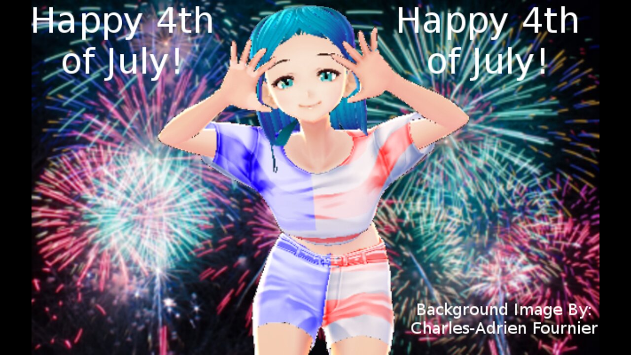 Anime 4th July Dancer! [Custom Model!] [Sapphirina!]