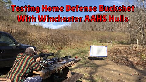 12 Gauge Home Defense Buckshot Testing With Winchester AAHS Hulls