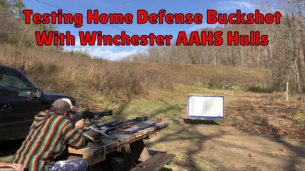 12 Gauge Home Defense Buckshot Testing With Winchester AAHS Hulls